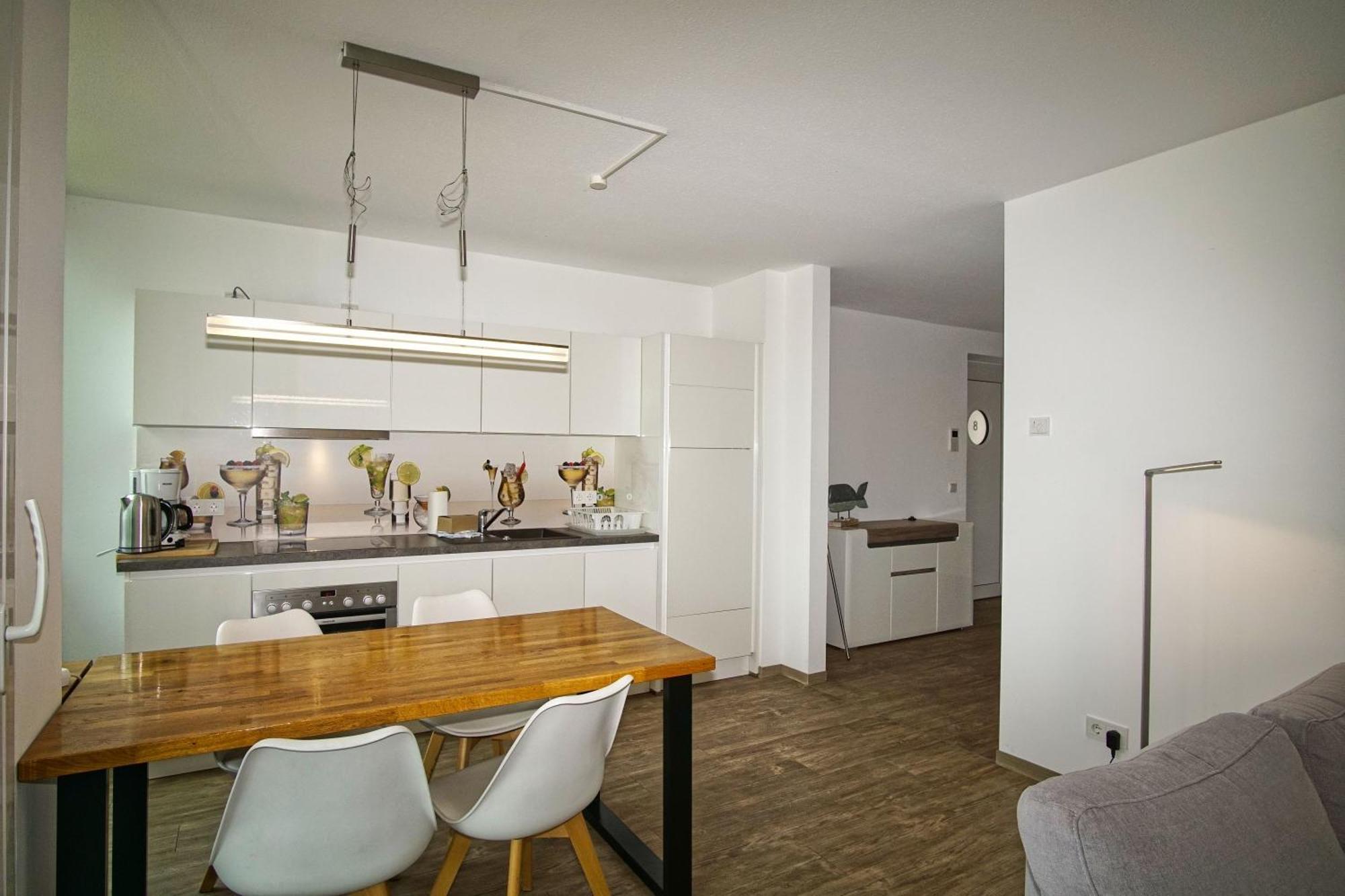 Haus Hafenkieker Fewo 08 - Balkon, Hafenblick Putbus Esterno foto