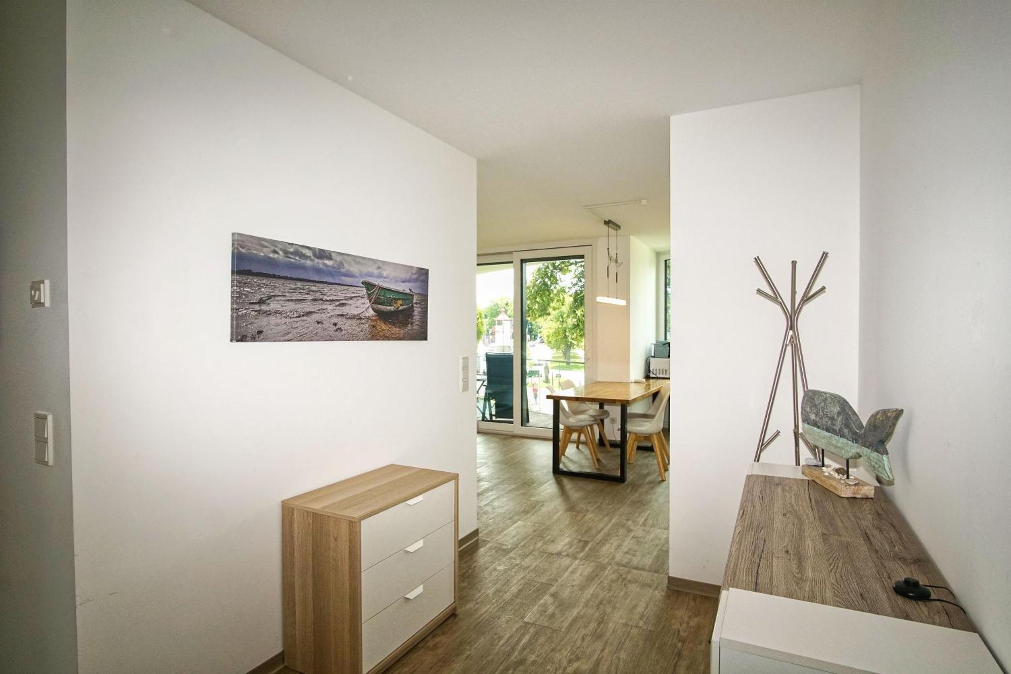 Haus Hafenkieker Fewo 08 - Balkon, Hafenblick Putbus Esterno foto