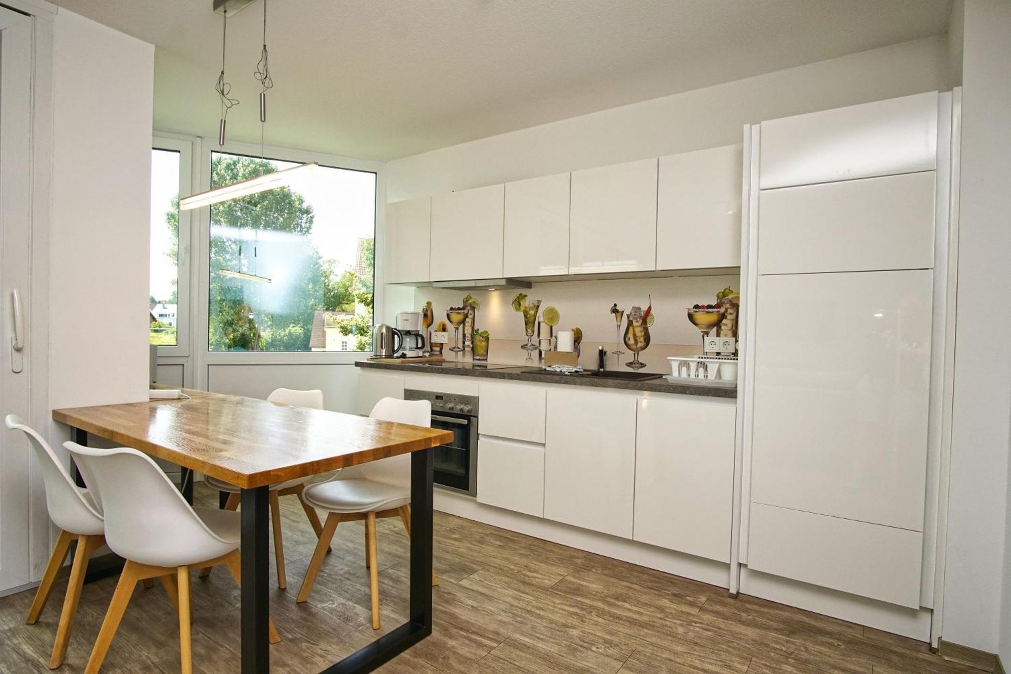 Haus Hafenkieker Fewo 08 - Balkon, Hafenblick Putbus Esterno foto